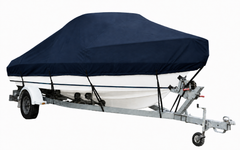 Boat Covers, Cabin with Bow Rails - Black or Navy Blue