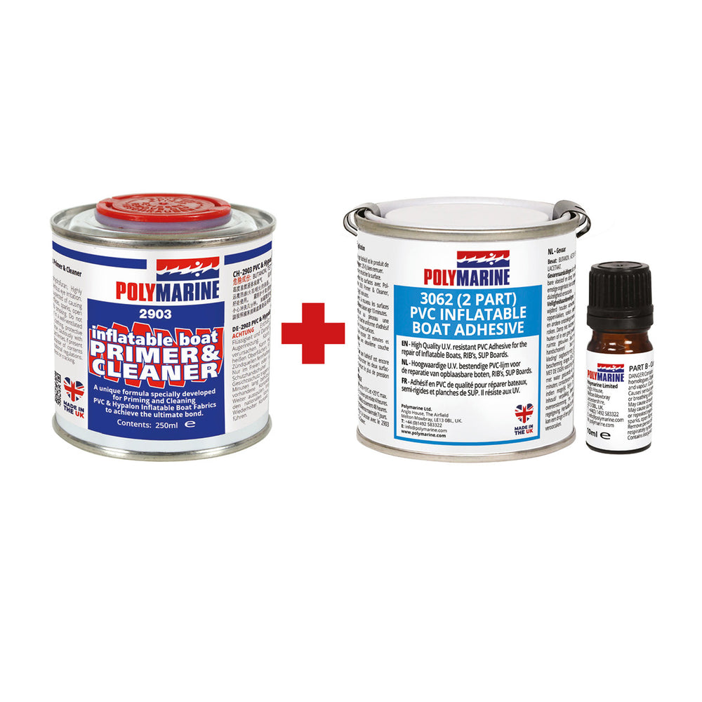 PVC Boat Glue & Primer Kit – 2 Part (250ml)