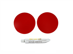 PVC Repair Kits, round patches with glue - 5 colours available.