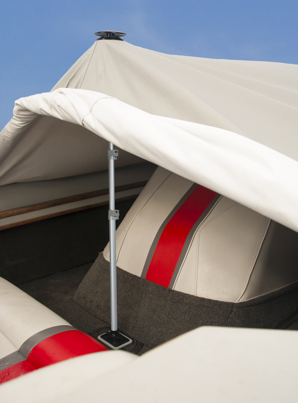 Boat Vent 3 with Support Pole and Swivel Base - A Must for any Boat Cover - Rockboat Marine