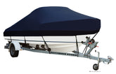 Boat Covers, Cabin with Bow Rails - Black or Navy Blue - Rockboat Marine