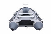 Inflatable Boat Sports Range - Grey/ Dark Grey - Rockboat Marine - Back view