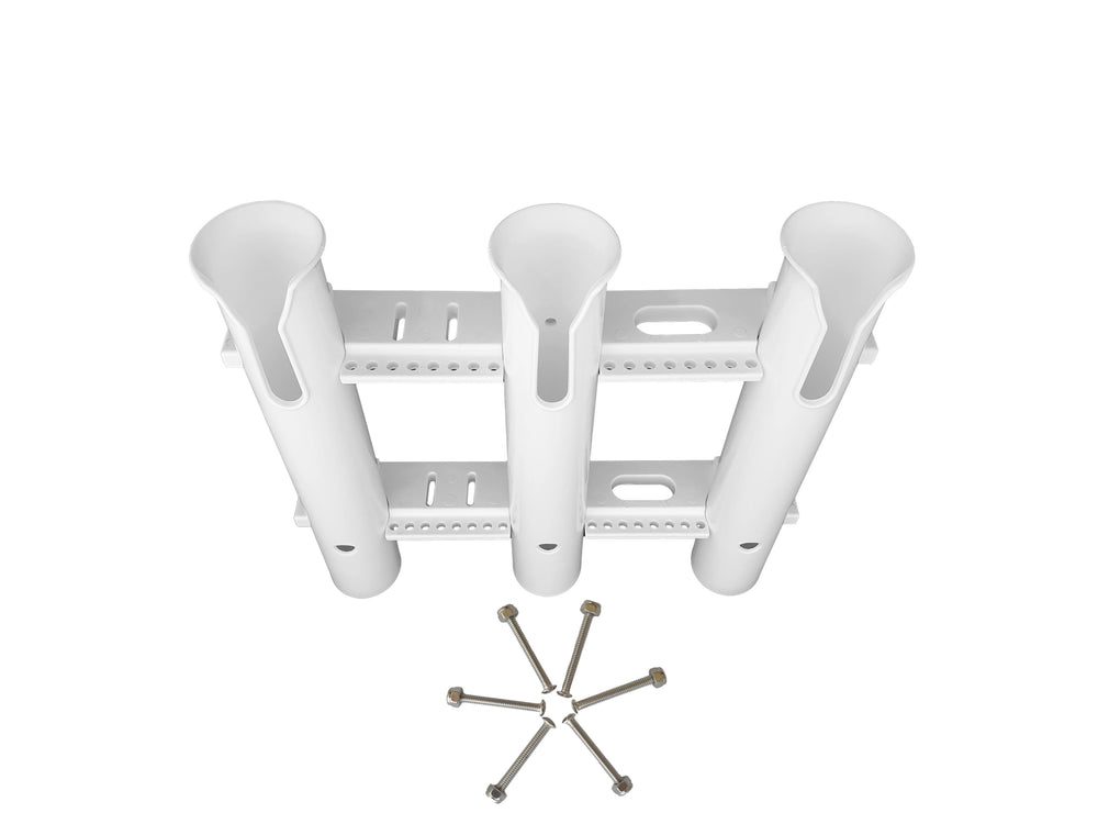Rockboat Plastic Vertical Rod Holder - 1, 2 or 3 holders - Rockboat Marine
