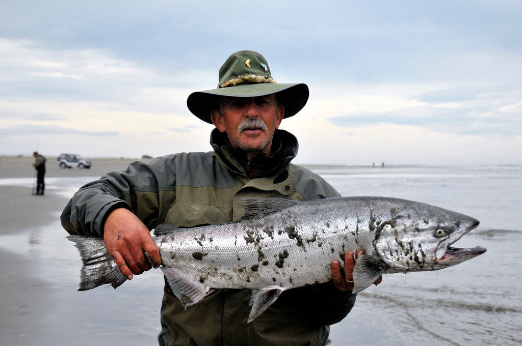 Russell with a Salmon