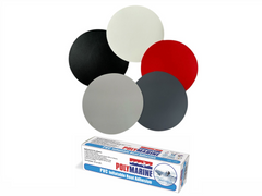 PVC Repair Kits, round patches - 5 colours available with 70ml Glue