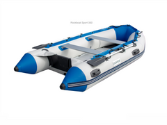 Rockboat Sport Inflatable Boat — Grey/Blue | 2.3m – 3.9m | Built for NZ Waters