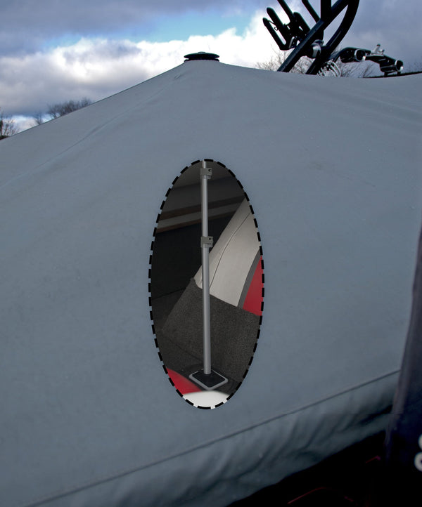 Boat Vent 3 with Support Pole and Swivel Base - A  Must for any Boat Cover - Rockboat Marine