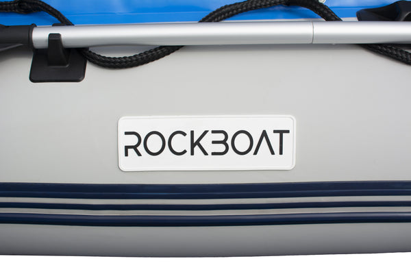 Inflatable Boat Sports Range - Grey/ Blue - Rockboat Marine