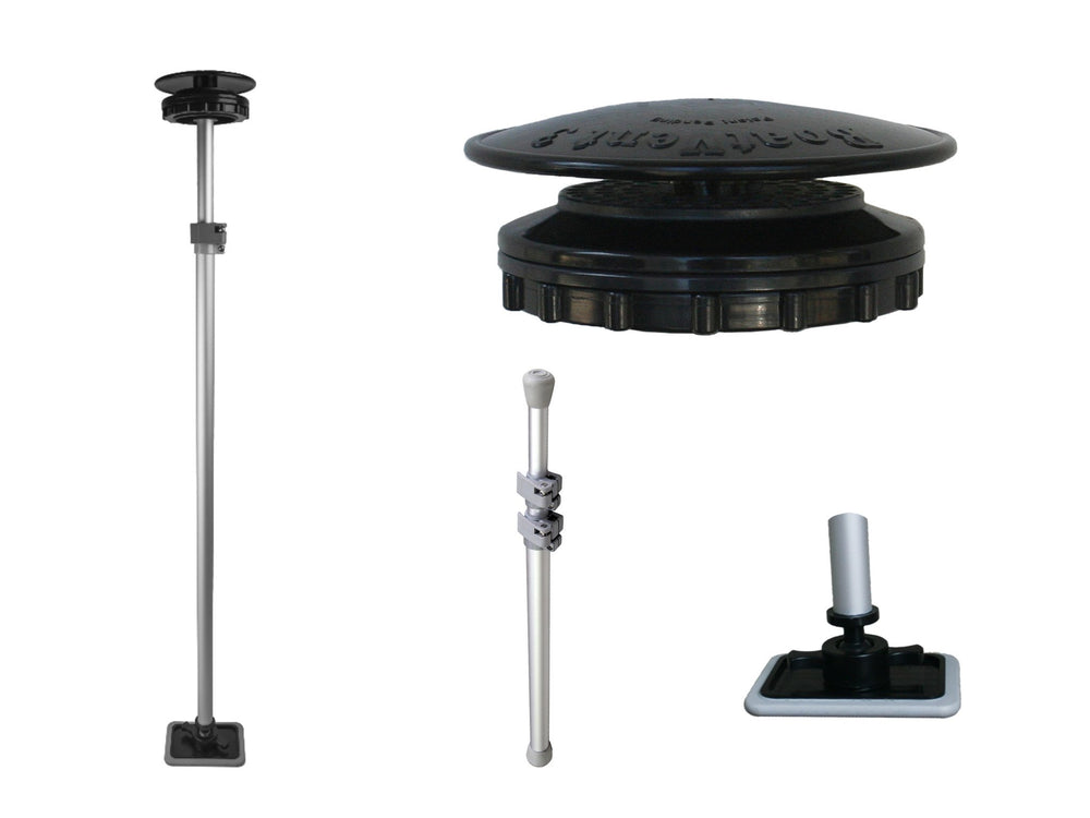 Boat Vent 3 with Support Pole and Swivel Base - A  Must for any Boat Cover - Rockboat Marine