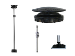 Boat Vent 3 with Support Pole and Swivel Base - A  Must for any Boat Cover - Rockboat Marine