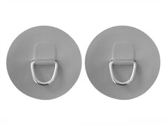 D-ring with PVC Patch for inflatable Boats, 120mm (pair)