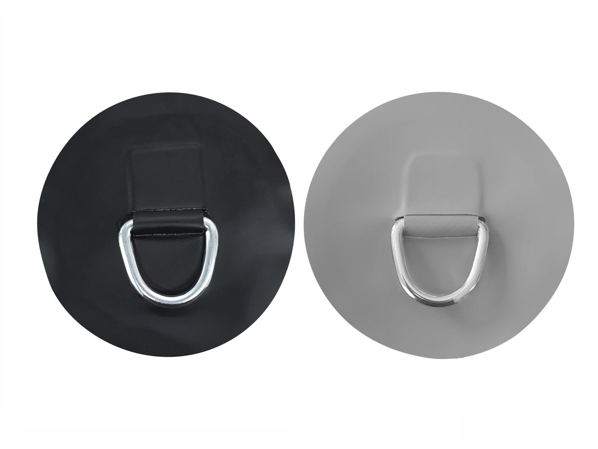 D-ring with PVC Patch for inflatable Boats, 120mm (pair)
