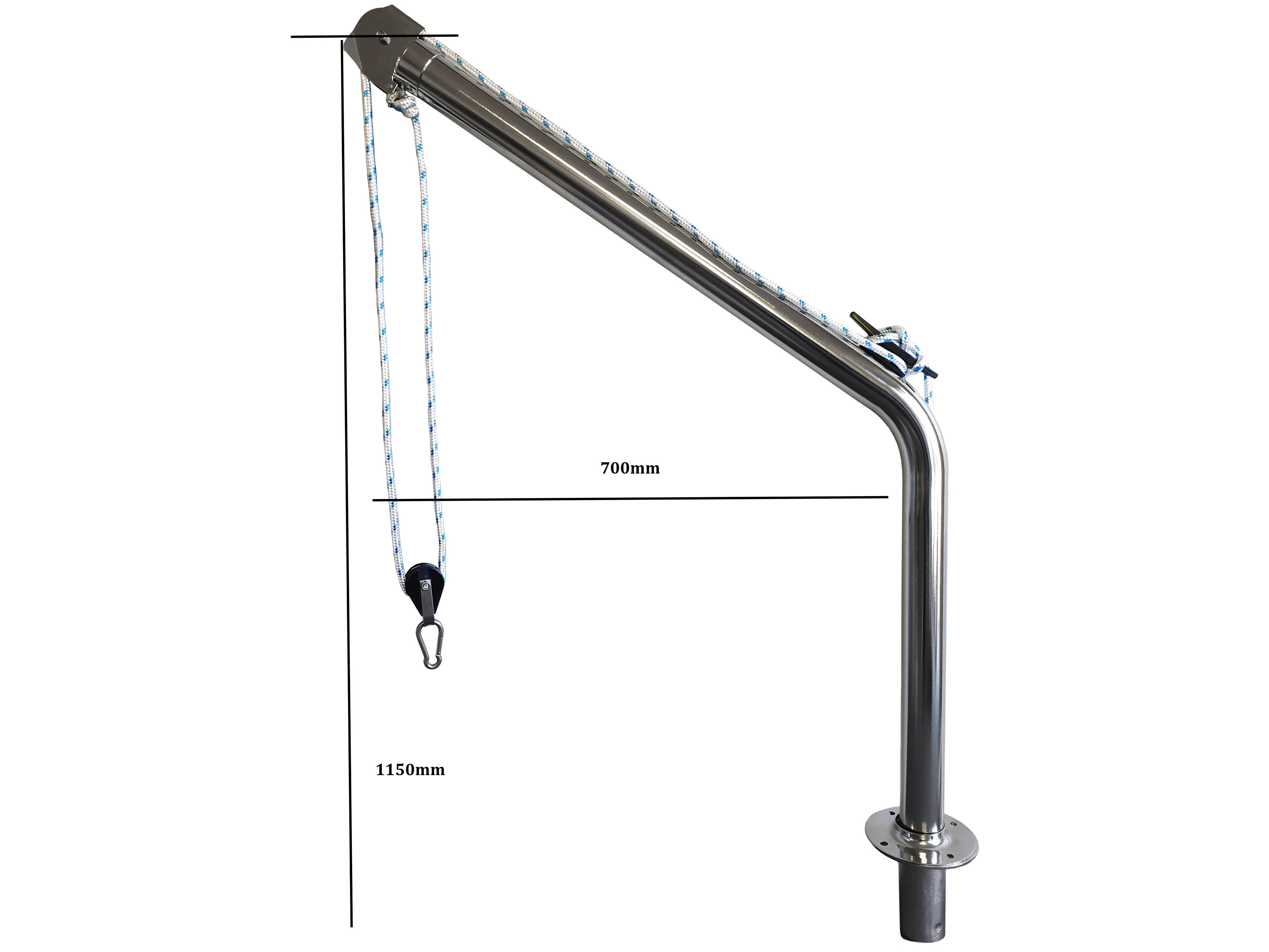 Davit Ropes Boat Davits | Rockboat Marine