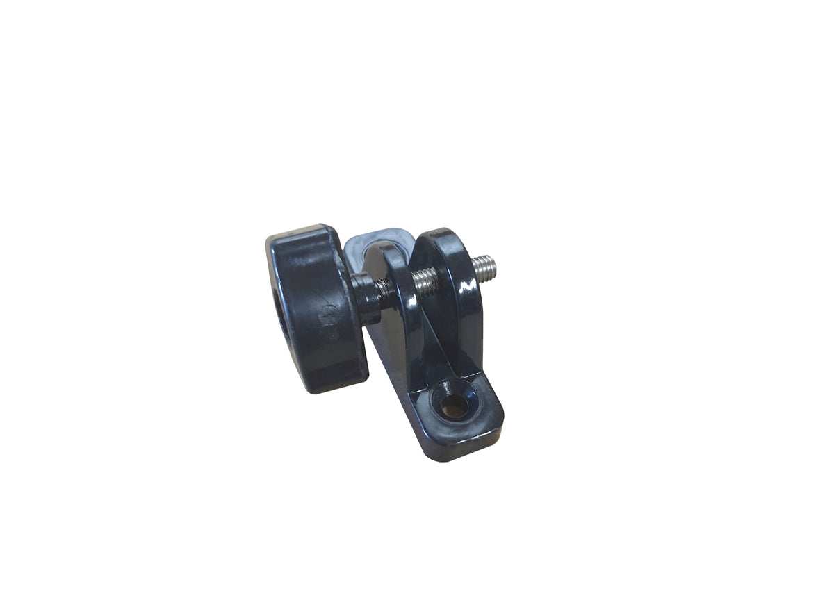 Bimini deck mount with thumb screw