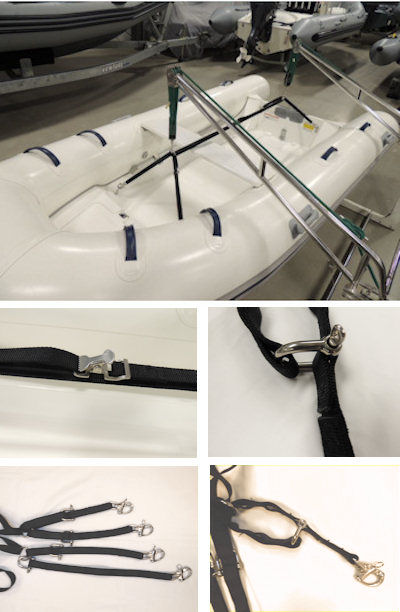Adjustable Dinghy Lift for Davits - Heavy Duty
