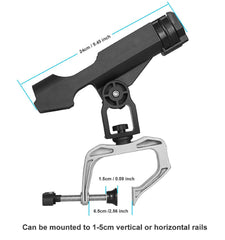 Clamp Mount Rod Holder for Boat or Kayak Fishing - Rockboat Marine