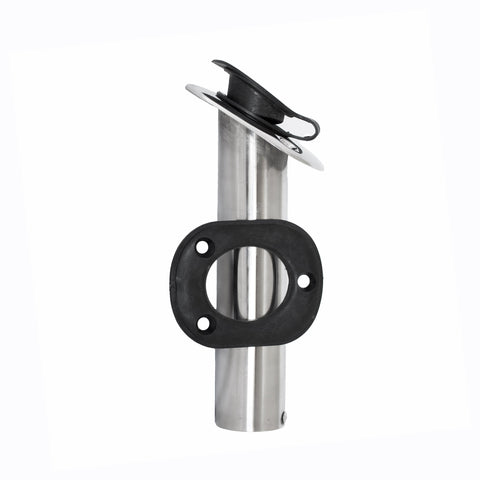 Rod Holder Flush Mount 30 Degree Stainless from Rockboat - Rockboat Marine