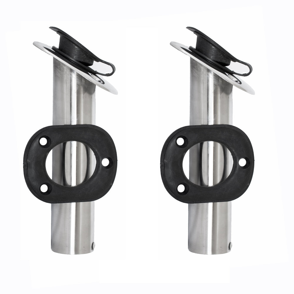 Rod Holder Flush Mount 30 Degree Stainless from Rockboat - Rockboat Marine