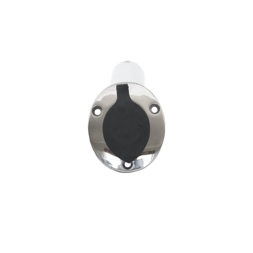 Rod Holder Flush Mount 30 Degree Cast Stainless from Rockboat - Rockboat Marine