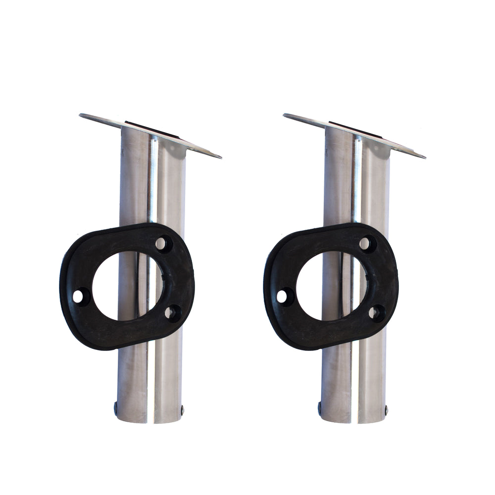 Rod Holder Flush Mount 15 Degree Stainless from Rockboat - Rockboat Marine
