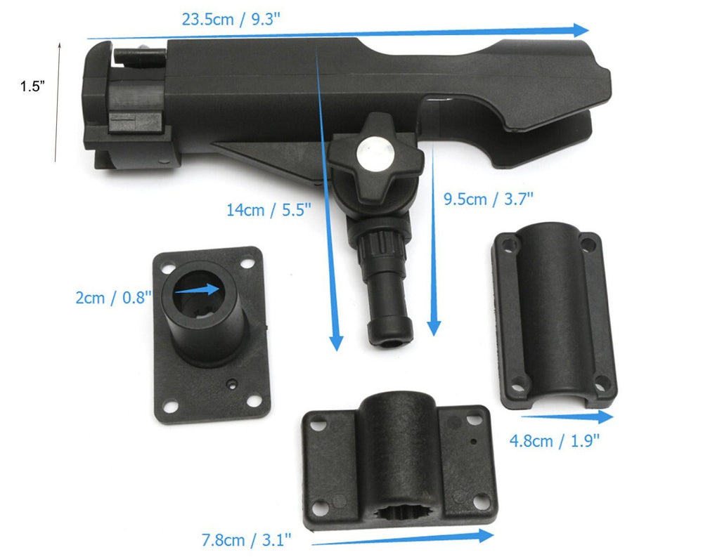 Rod Holder for Boat or Kayak Fishing - Rockboat Marine
