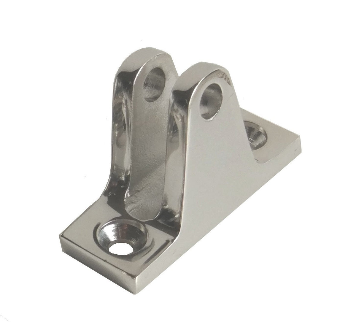 Stainless Steel Bimini Deck Mount - Angled - Rockboat Marine