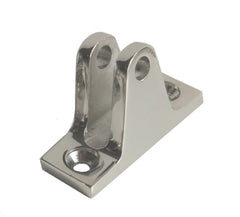 Stainless Steel Bimini Deck Mount - Angled - Rockboat Marine