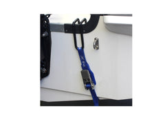 Transom Hook with Stainless Steel Ratchet Tiedown - TRTSS - Rockboat Marine